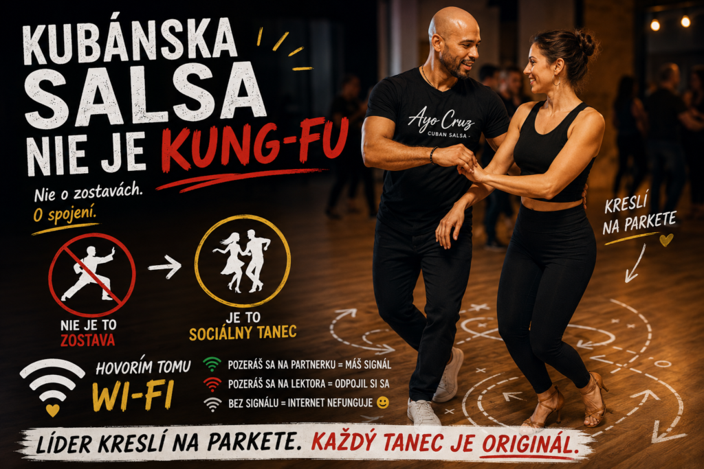 Kubánska salsa nie je kung-fu – sociálne tancovanie a figúry